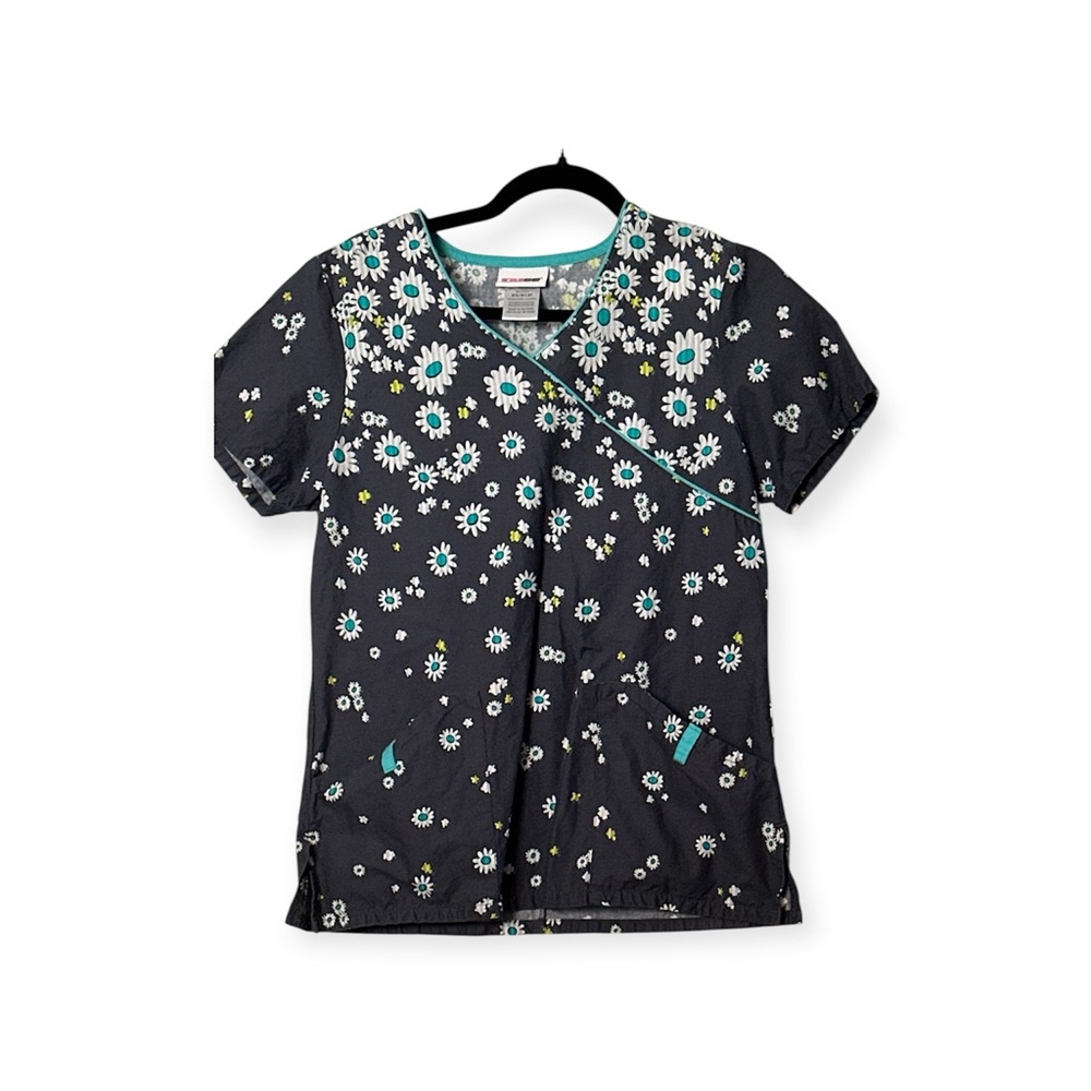 SCRUBSTAR -  Floral Print Scrub Top